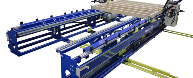 Wood Wall Framing Station with Indexing Tool Carriage
