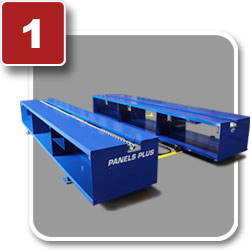 Panels Plus Subcomponent Table for hand building window and door frames for interior and exterior walls.